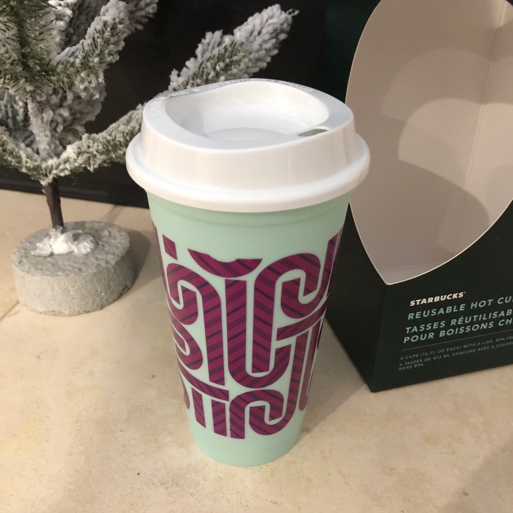 Mint and purple - Starbucks color changing cup